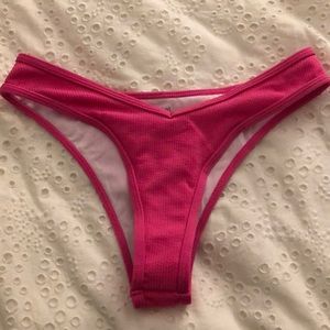 Hot pink bikini bottoms
